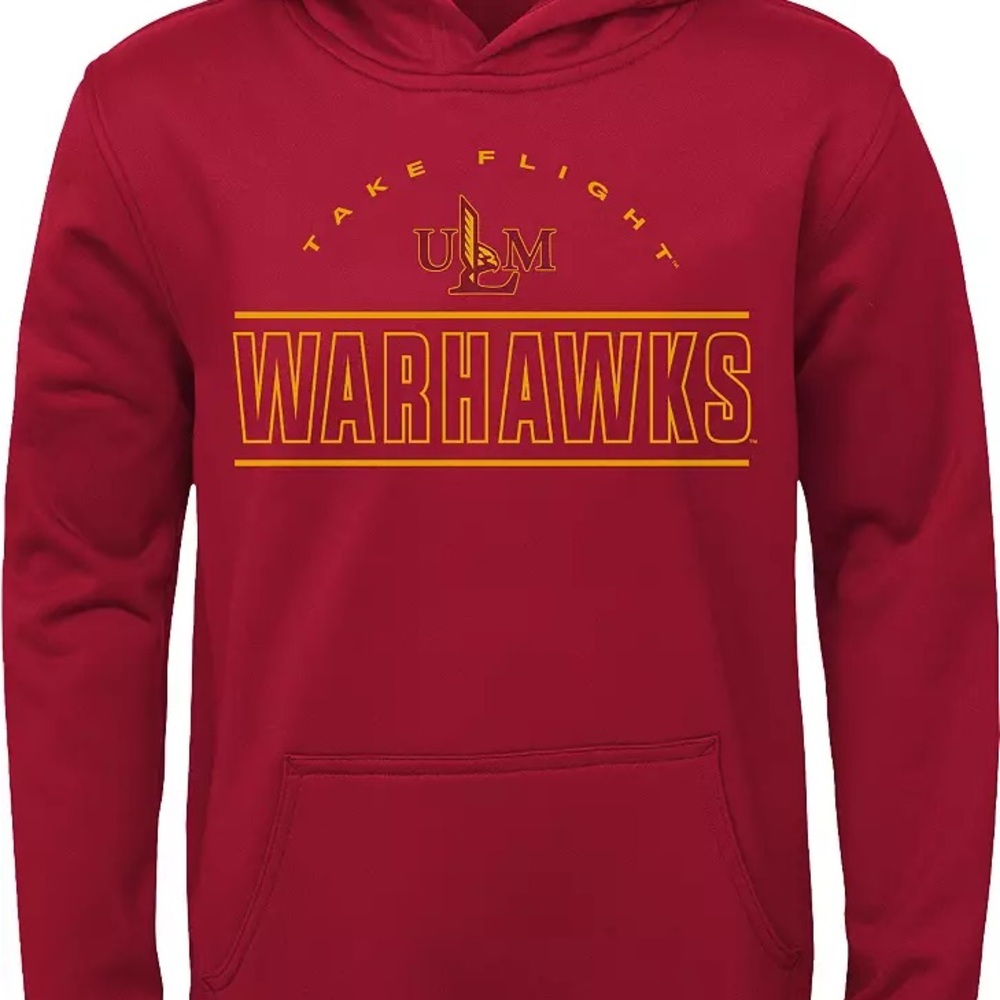 Red Warhawks Sweatshirt Collegiate Style